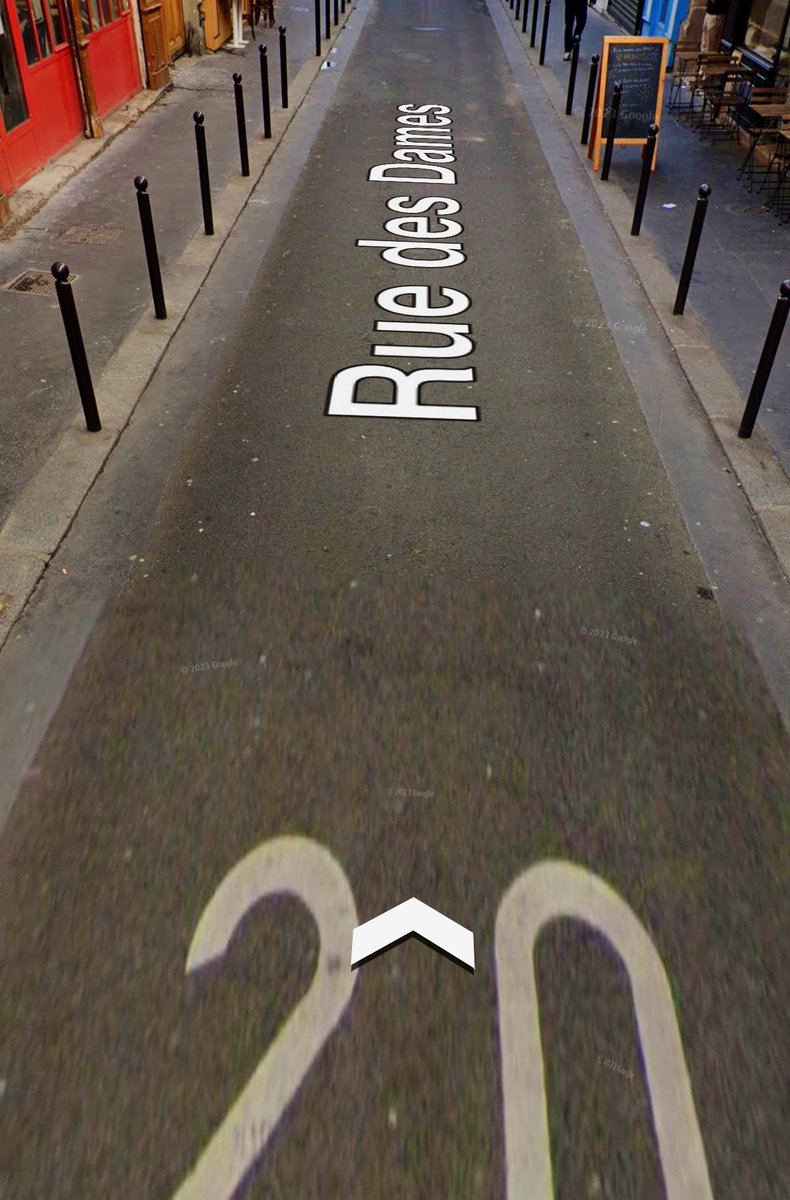 #ConseildeParis ✅ Vœu présenté par @Carline_LN @Mairie17 adopté à l'unanimité visant au prolongement de la zone de rencontre partagée entre tous les usagers (maxi 20 km/h) et piéton prioritaire rue des Dames #paris17 #LegendreLevis dans le cadre d'#EmbellirvotreQuartier