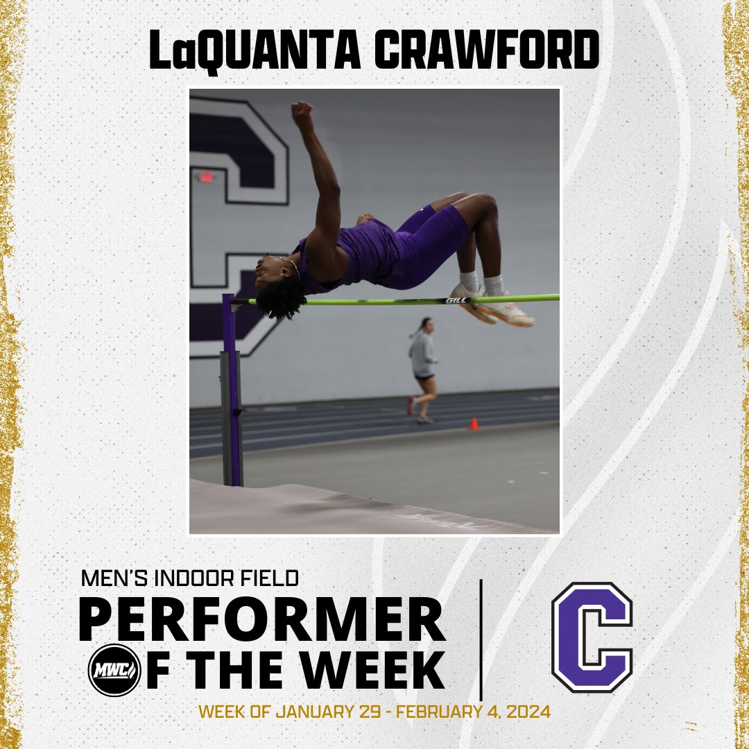 MWC Men's Indoor Field Performer of the Week: LaQuanta Crawford, Cornell College @CornellRams