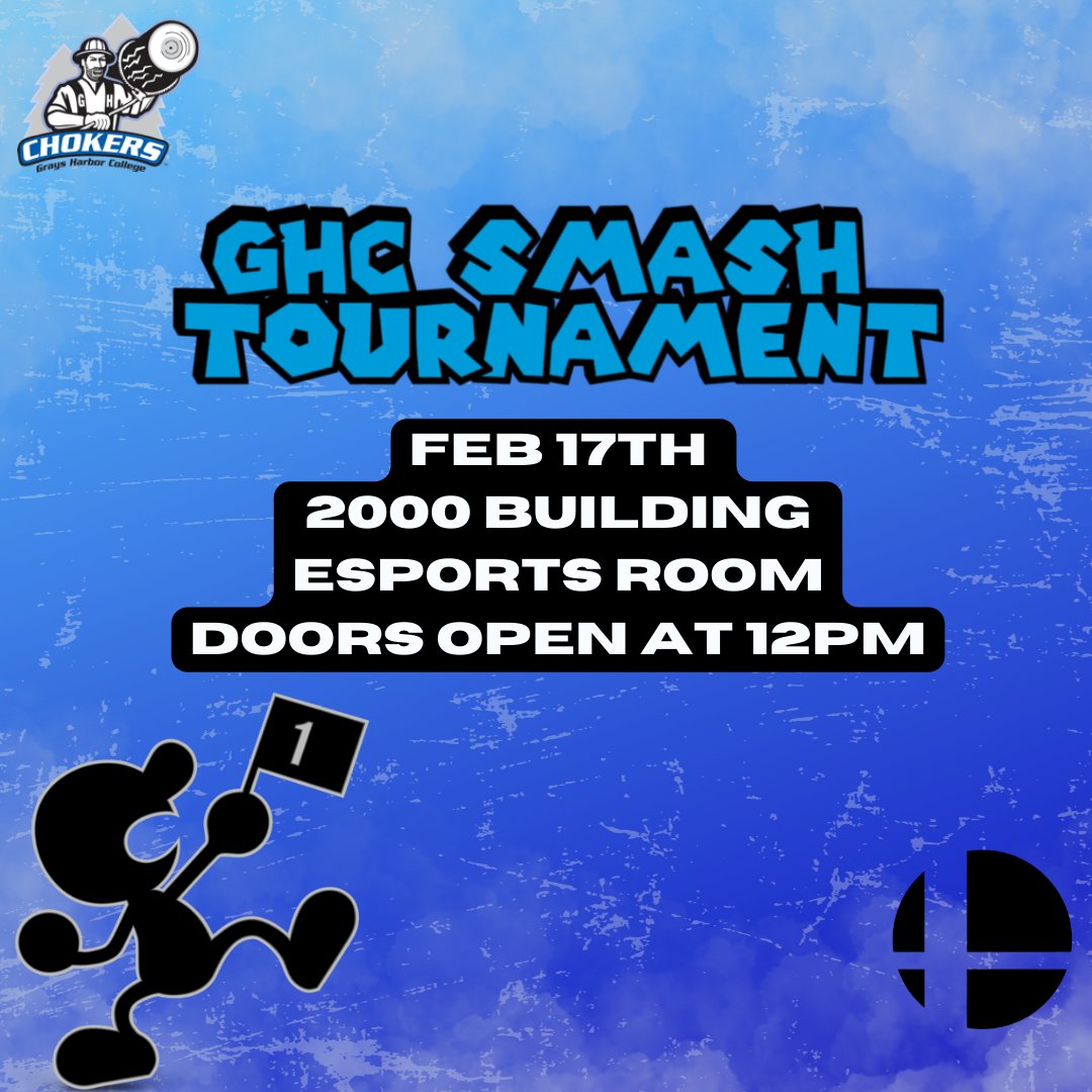 GHC's 1st Smash Ultimate Tournament for students registration is now live! start.gg/tournament/gra… More details will be posted in the coming week.