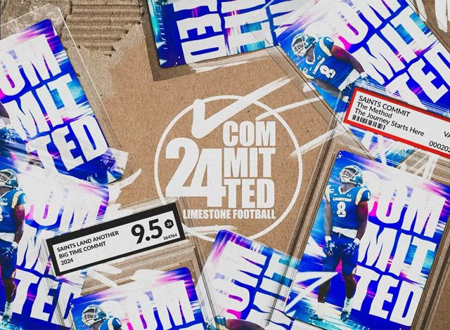 I am honored and blessed to announce that I will be continuing my academic and athletic career at <a href="/LimestoneFB/">Limestone Football</a>! Thanks <a href="/coachfurrey/">Mike Furrey</a> <a href="/DannyWelke/">Coach Danny Welke</a> <a href="/LaneKnost/">Coach Lane Knost</a> for this opportunity!! @CCvikingFB <a href="/CoachZachBev/">zach bevilacqua</a> @eric_wrightcchs <a href="/boosters_cchs/">CCHS Boosters</a> <a href="/pepman704/">Matt Morrow</a> <a href="/KennethMcClamro/">Kenneth McClamrock</a> <a href="/1AEPHOTOS/">One AE Photos</a>