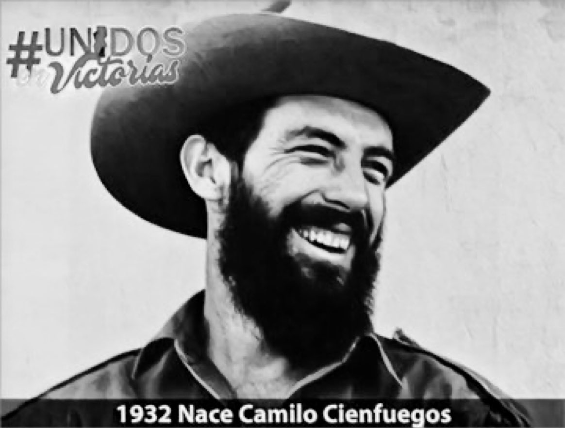 🇳🇮🇨🇺 Desde #Nicaragua nos unimos al pueblo de #Cuba en la conmemoración del 92 aniversario del natalicio de Camilo Cienfuegos, el señor de la vanguardia.

El “amado del pueblo” fue un patriota por excelencia y uno de los héroes de la Revolución Cubana