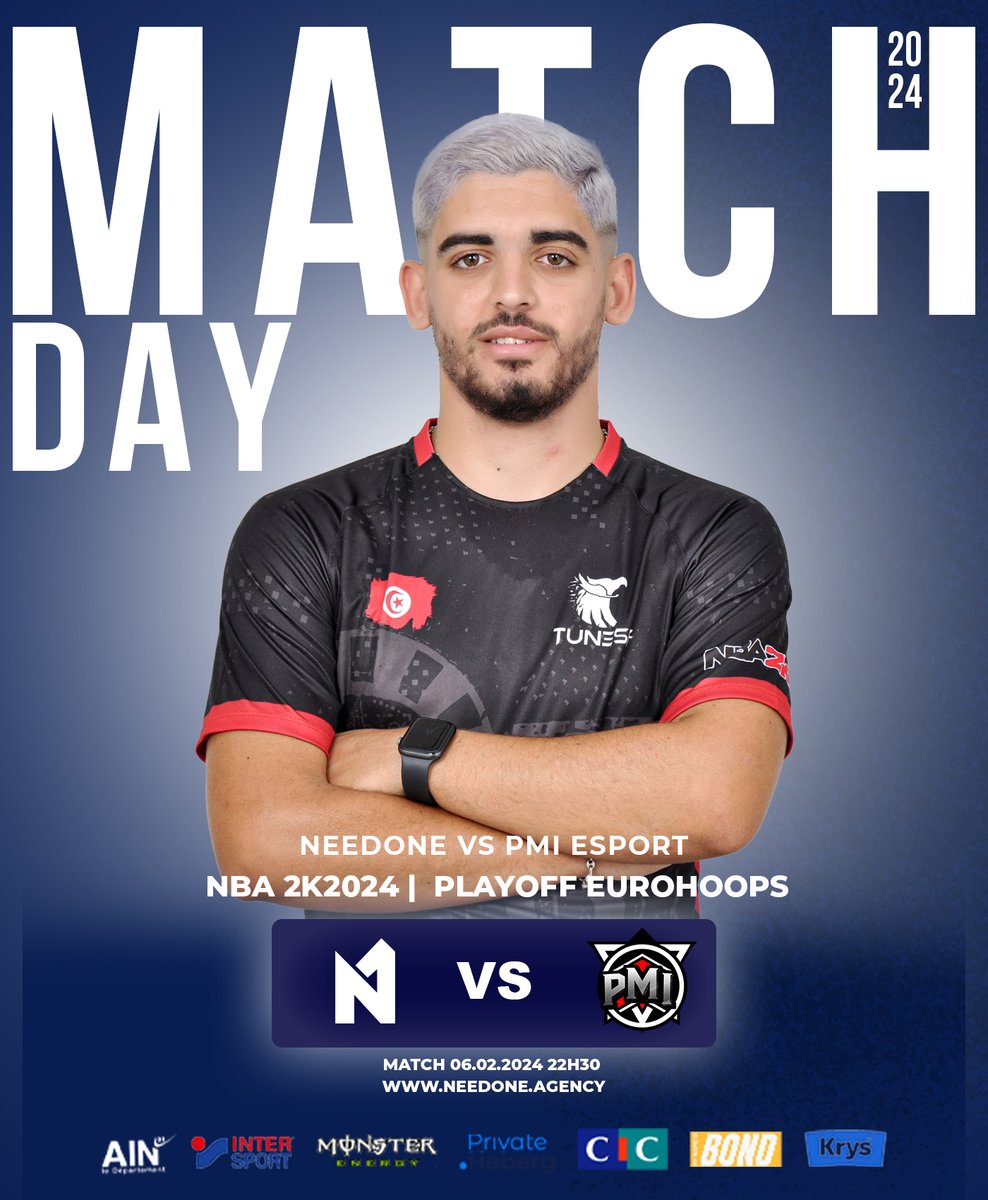 NeedONE.ND1 - Pays de L'Ain (@needone_nd1) on Twitter photo #NBA ๐
Nos 5 joueurs sont prรชts ร en dรฉcoudre lors de ses playoffs de <a href="/EuroHoops2K/">๐๐๐ฟ๐ผ ๐๐ผ๐ผ๐ฝ๐ ๐ฎ๐</a>
๐ <a href="/PMI_eSports/">PMI eSports</a> ๐ช๐ธ
โฐ 22h30
Vous pouvez suivre le match ici ๐๐ป
๐บ twitch.tv/needone_nd1
#ND1WIN #NBA ๐
Nos 5 joueurs sont prรชts ร en dรฉcoudre lors de ses playoffs de <a href="/EuroHoops2K/">๐๐๐ฟ๐ผ ๐๐ผ๐ผ๐ฝ๐ ๐ฎ๐</a>
๐ <a href="/PMI_eSports/">PMI eSports</a> ๐ช๐ธ
โฐ 22h30
Vous pouvez suivre le match ici ๐๐ป
๐บ twitch.tv/needone_nd1
#ND1WIN