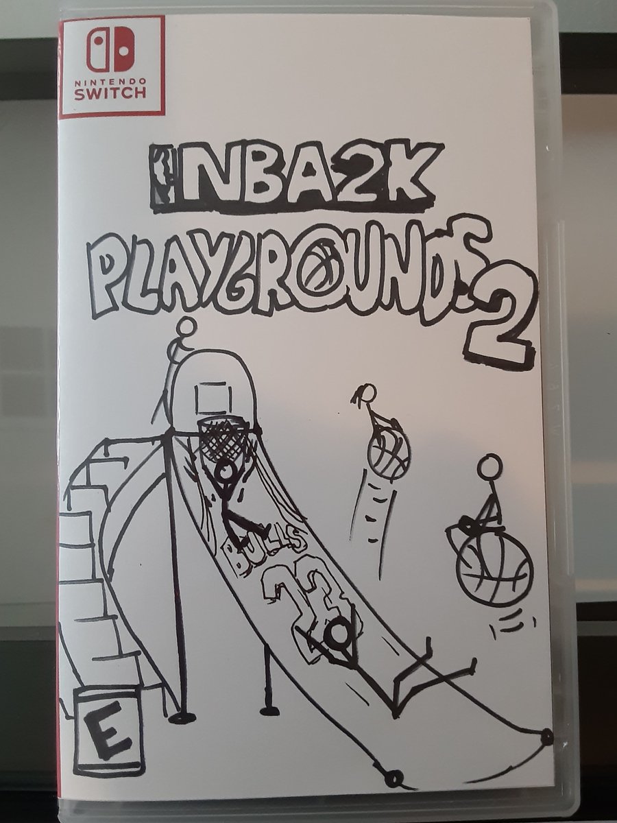 ReplacementArt's tweet photo. NBA 2K Playgrounds 2 (Switch) https://t.co/hU1dLNqv7K