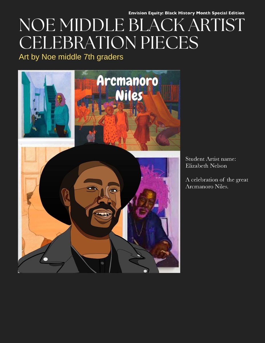 In this month's BHM edition of Envision Equity we highlight some of the artwork created by Noe Middle School 7th graders under the guidance of their teacher Samantha Brooks. 

<a href="/Noe_JCPS/">Noe Middle School</a> 

Check out more at pubhtml5.com/tdrkk/dqgs/