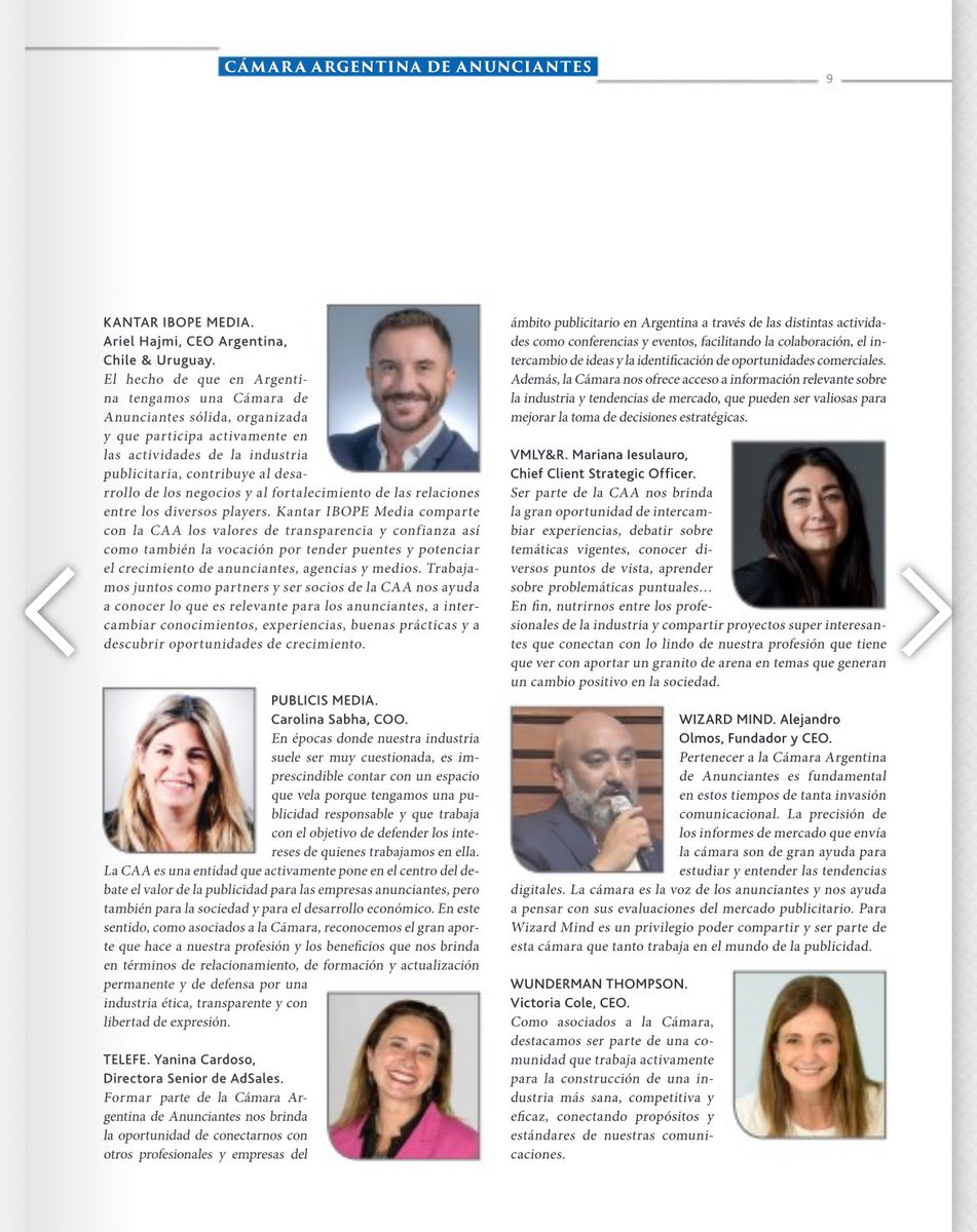 wizardmindok's tweet photo. Gracias @CAA_Anunciantes por incluir a @wizardmindok y a nuestro CEO @alejandroolmos en el anuario 2023. Como siempre un placer y seguimos trabajando juntos por un excelente 2024. https://t.co/dgK1g9D8Nm