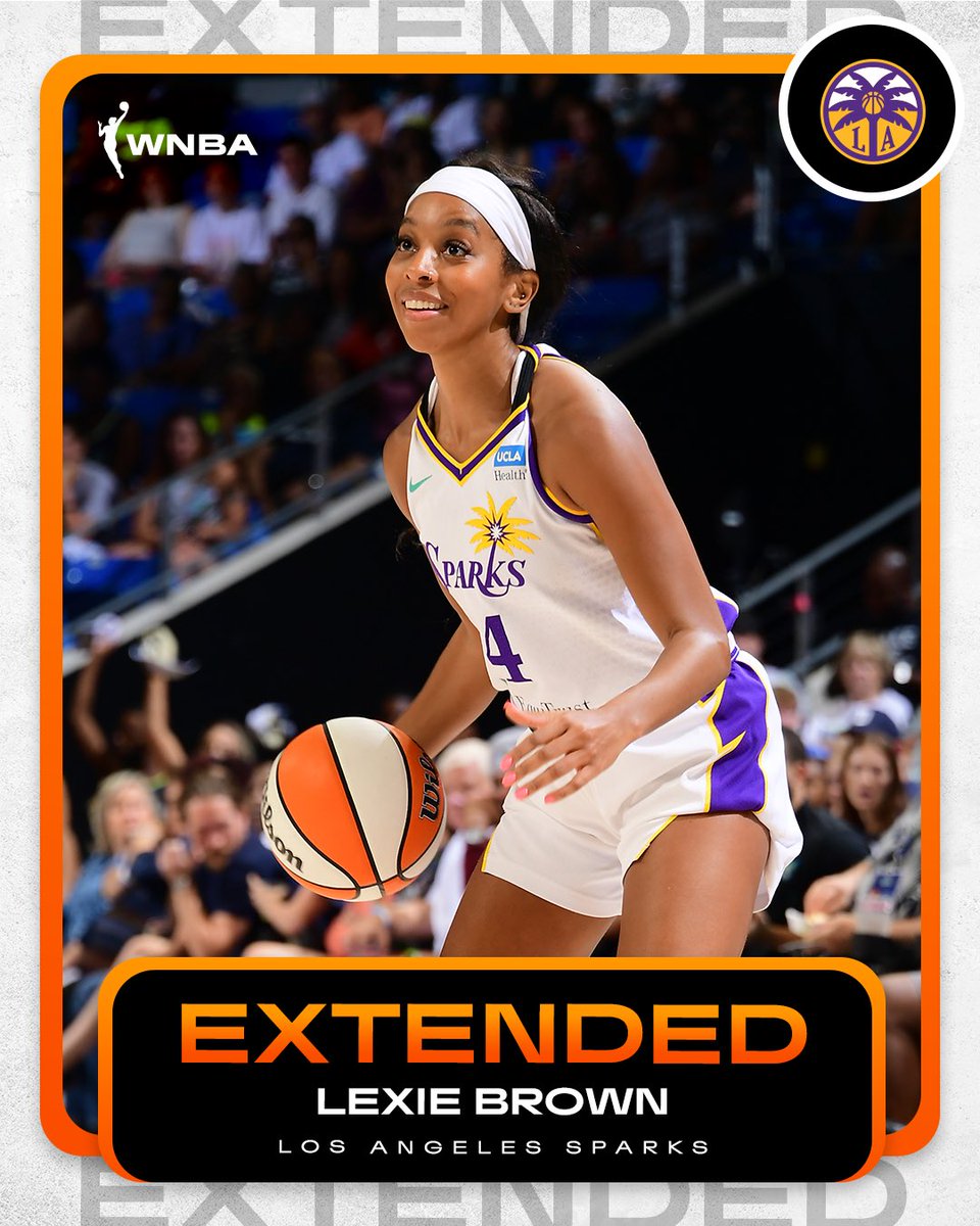EXTENDED ✍️

2021 WNBA Champ @Lexiebrown has signed a contract extension with the @LASparks 

#WNBAFreeAgency