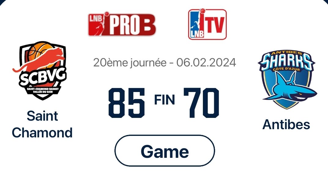 jupra42's tweet photo. Enfin! Il la fallait celle-là! 💪
#SCBVG #TeamSCBVG #GoSCBVG #ProB https://t.co/WBHLWqufdS