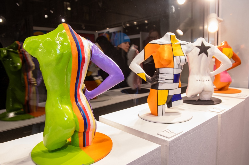 The Ikons at FLUX Exhiibition by the wonderful <a href="/garyscottartist/">gary scott</a> were certainly a talking point.  We sold a few including my favourite!