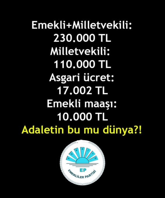 TECPARorg's tweet photo. EY İKTİDAR!!! Emekliler ile sorunun nedir !! Senin adaletin EMEKLİYİ öldürmek mi? Artık EMEKLİLER yalnız değil. Emekliler Partisinde Birleşe Birleşe büyüyoruz...
#16MilyonEmekliSesleniyor #SonSoezueSandıktaSoeyleyeceğiz #EmekliyimSandığıBekliyorum #KökMaaşlara12BinLiraZam #YeterArtık #emeklirteistifadiyor #EmeklilerPartisi #TümEmeklilere12BinSeyyanen @CengizERTEN @Mesutdgn41 @Zisan34ipek @eertaserkan @atakzafer1 @usnactalubb @NECATYILMAZBERK @MehmetF40550109 @Spatifilyum05 @TuncerOnur05969 @Nogaysuat @Nogaysuat @telkes26 @uzunsen2626 @Ahmetsoysa94877 @Yeluzshin @suatarabaci1 @suatarabaci1 @Murat34203911 @ozdemirdaco @Ahmetso48446009