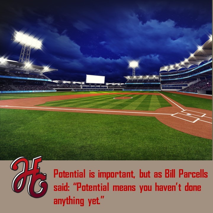 HotCorner_'s tweet photo. Tuesday Training Tip - "Potential means you haven't done anything yet." Bill Parcells A player's passion, training and hard work is what makes them succeed. #POTENTIAL #baseball #baseballtraining #baseballtrainingtips https://t.co/sLk2zzoX8l