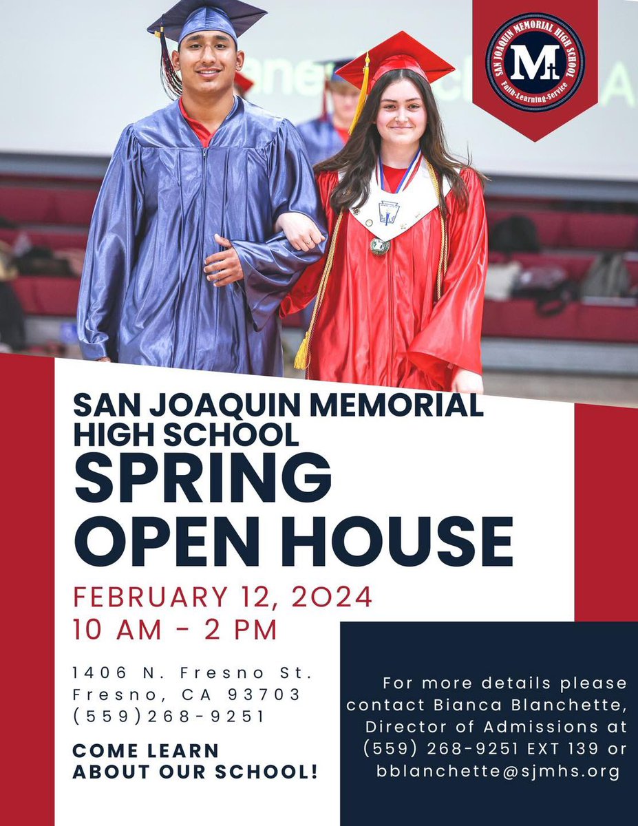 Save the date! Our Spring Open House is on 2/12/2024! We look forward to seeing many of you at our school that day to learn all that our school has to offer YOU! #openhouse #comelearn #learn #catholicschools