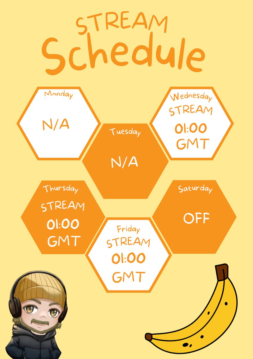 ApeGentle's tweet photo. New stream schedule is out and will be updated every week. https://t.co/MqpIMJy3uH