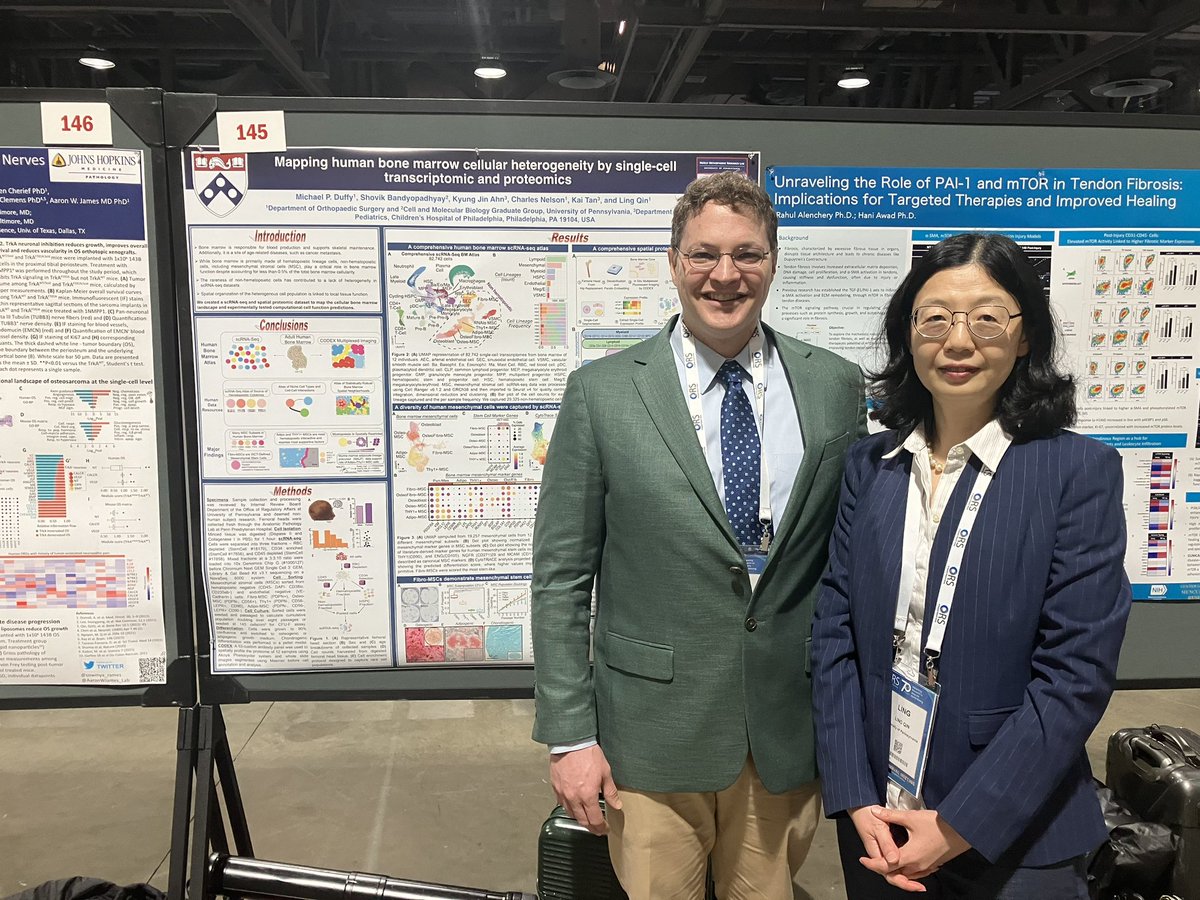 Ling Qin (@lingqin6) on Twitter photo Thanks to ORS for awarding NIRA to Dr. Michael Duffy <a href="/HerrDuffy/">Michael Duffy</a> for his excellent work on human bone marrow cellular heterogeneity! Congratulations, Michael! Well done! Thanks to ORS for awarding NIRA to Dr. Michael Duffy <a href="/HerrDuffy/">Michael Duffy</a> for his excellent work on human bone marrow cellular heterogeneity! Congratulations, Michael! Well done!