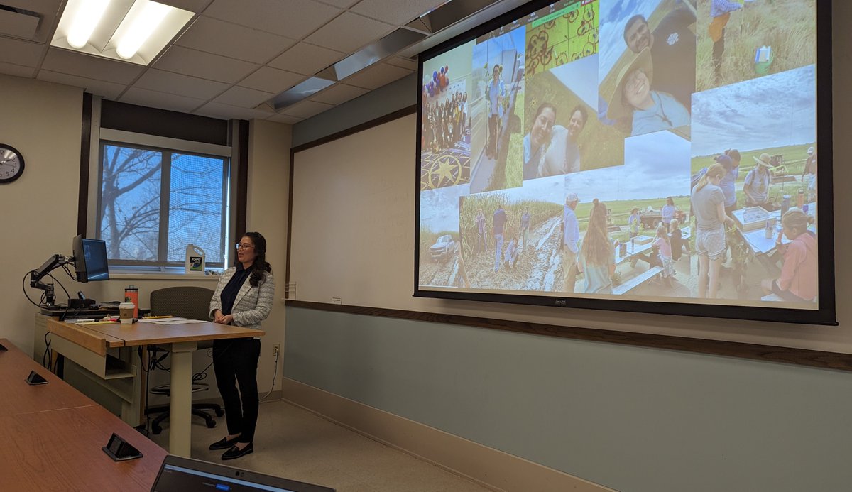 #NE_NRT student Araceli Gomez Villegas found two bees not commonly found in Nebraska while researching—and verifying—the importance of CRP lands to pollinators. Another successful master’s defense!

#NSFNRT @UNLEntomology @PetersonInsects @AWESMLab
