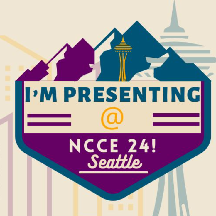 Excited to be presenting at #NCCE24 next week! Come learn how you can become a regional leader for NCCE all year long! See you in Seattle🏙️ conference.ncce.org/2024/program/s… #IAmNCCE