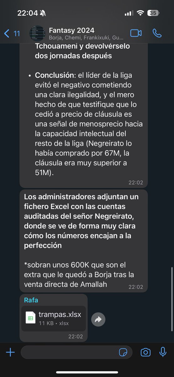 Comentero's tweet photo. Septiembre: vamos a hacer una Liga del Fantasy y este año nos la tomamos en serio.

Febrero: tras un curso ofimático de Excel, un máster de periodismo y dos noches en vela revisando los últimos movimientos de mercado destapo una trama de corrupción.

Tú no estás bien @RfJorda https://t.co/B3UxHJiRru