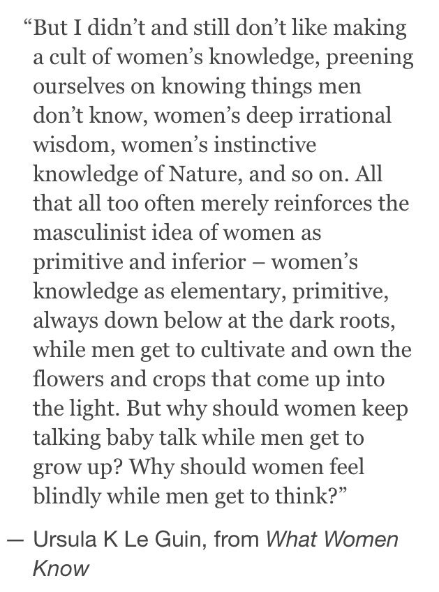 time for the periodic busting out of the ursula k le guin quote!!!