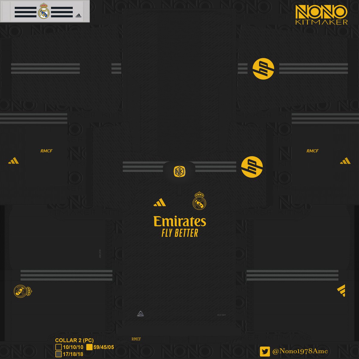 Hoy les traigo:

@realmadrid23/24 kits update.  

Actualización de los Kits del Real Madrid con el nuevo sponsor HP en la manga, tanto en versión LaLiga como versión Champions League.

Actualizar/Update: drive.google.com/drive/folders/…