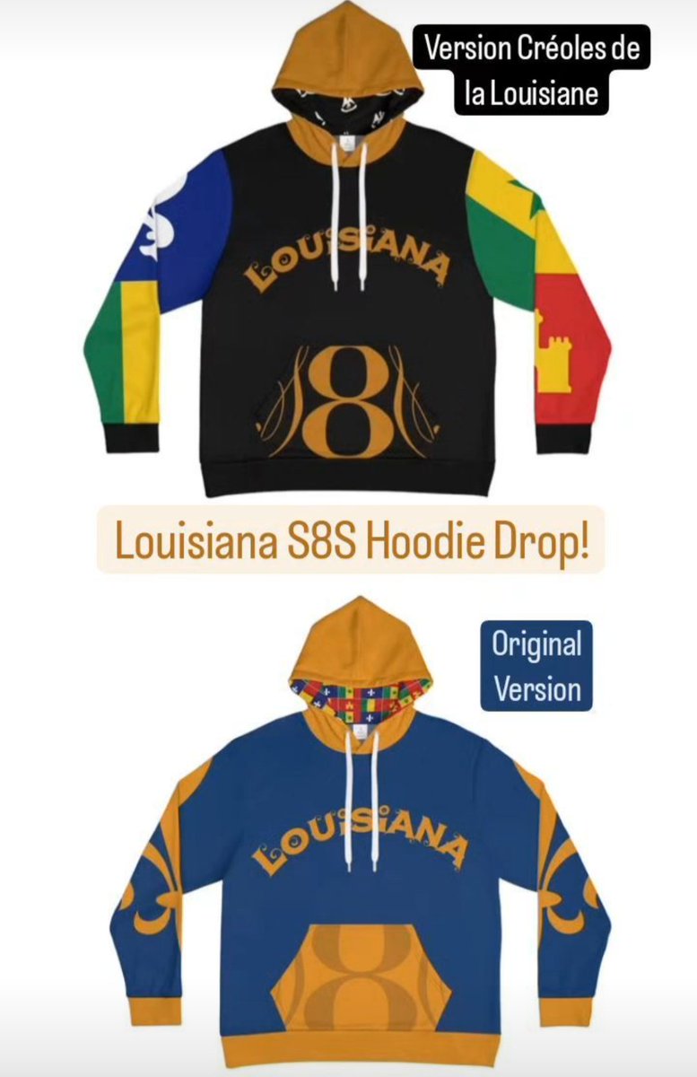 mannysluggz's tweet photo. #S8S #Hoodie #Louisiana https://t.co/c6SraQwNVz