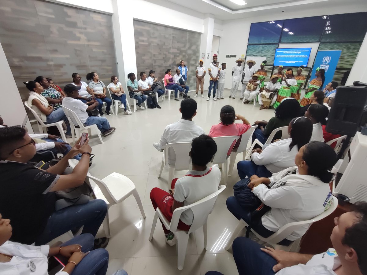 AcnurColombia's tweet photo. En Turbo, Antioquia🌱tuvimos la socialización del proyecto #GuardianesDelMangle con organizaciones e instituciones de la subregión

👉Con este proyecto buscamos generar medios de vida sostenibles y fortalecer iniciativas comunitarias con acción climática a favor de la población🌎 https://t.co/4eChu5dBE3