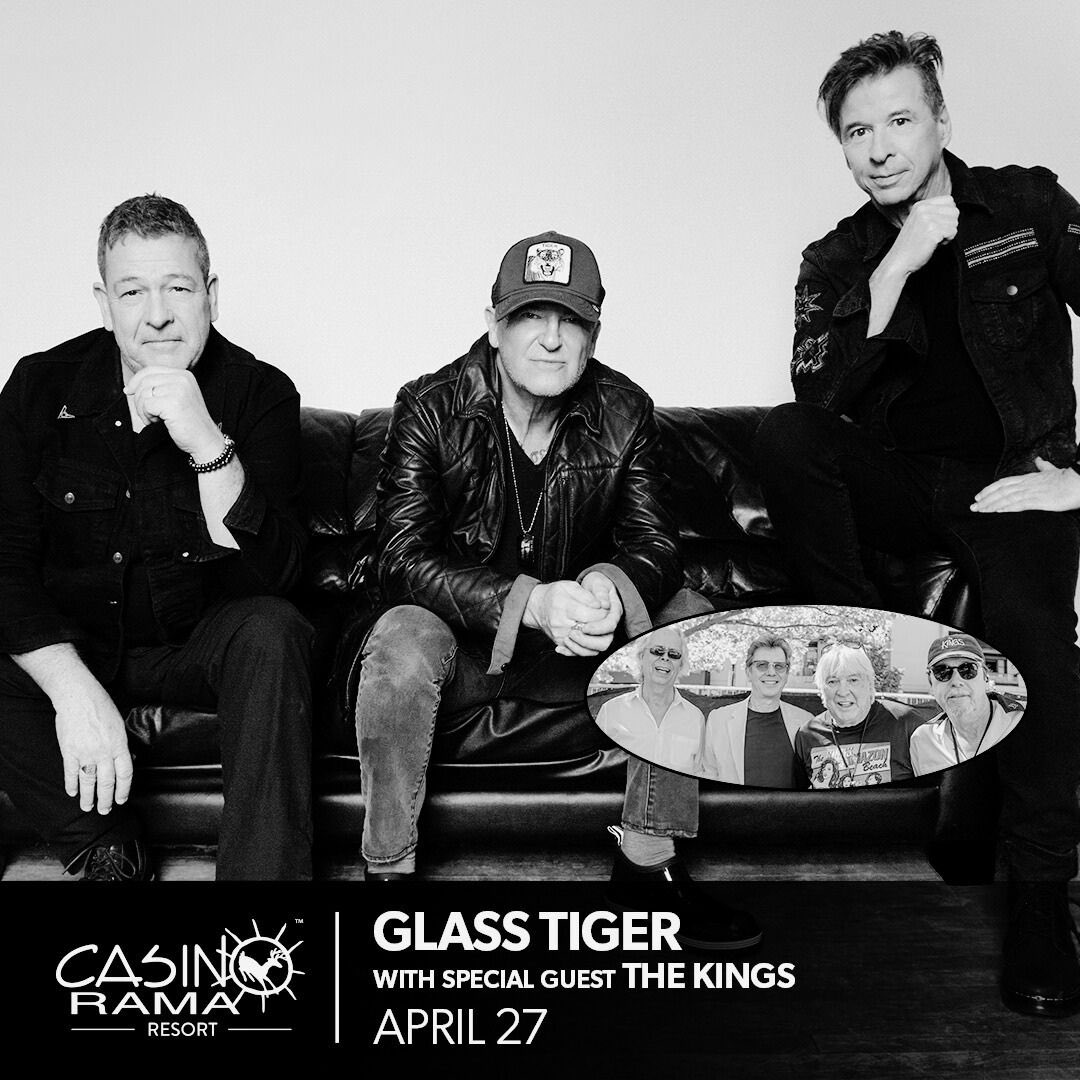 TheKingsRHere's tweet photo. JUST ANNOUNCED 📣 

We’re super excited for this upcoming show on April 27th at Casino Rama with our buddies Glass Tiger! We’ve known them forever but it’s been a while since we’ve shared the stage. It’s going to be great!

🎟️ Tickets on sale FRI FEB 9 at 10am (link in bio) https://t.co/uIpiOhHFiE