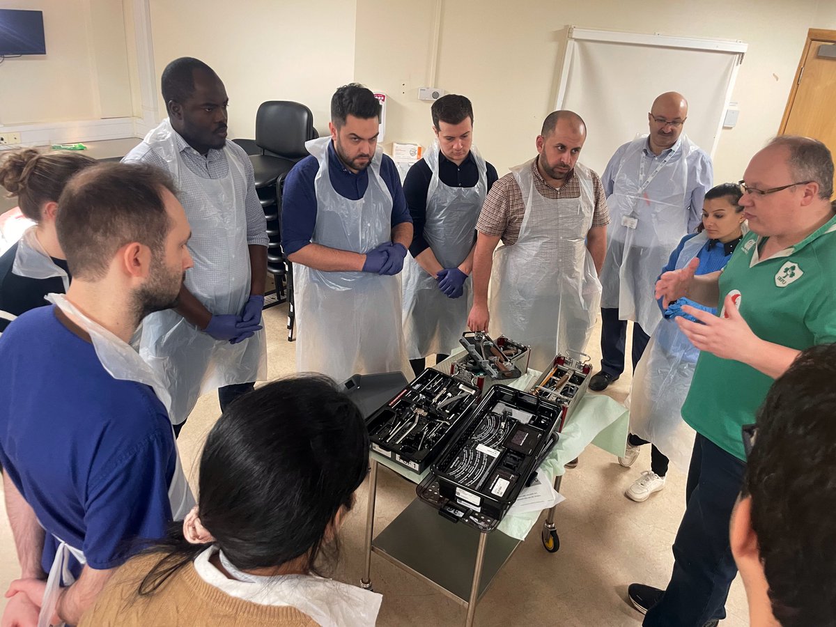 ctsurg_em's tweet photo. Disorders of the Diaphragm and Chest Wall @NUH_CS 🫁 
🔹Lectures from Thoracic and Plastic Surgeons 
🔹Diaphragm Wetlab: plication, hernia repair, trauma 
🔹 Chest Wall Wetlab: mesh-bone cement sandwich 
🔹 @DePuySynthes MatrixRIB fixation system, Titanium sternal fixation system https://t.co/abLTdOcSiU