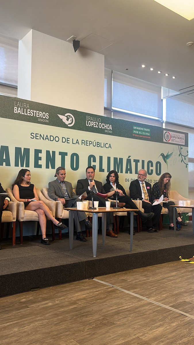 La voz del sector privado presente en el parlamento abierto. Senado de la república. <a href="/CEMEXMx/">Cemex México</a> #emergenciaclimatica #financiamientoclimatico