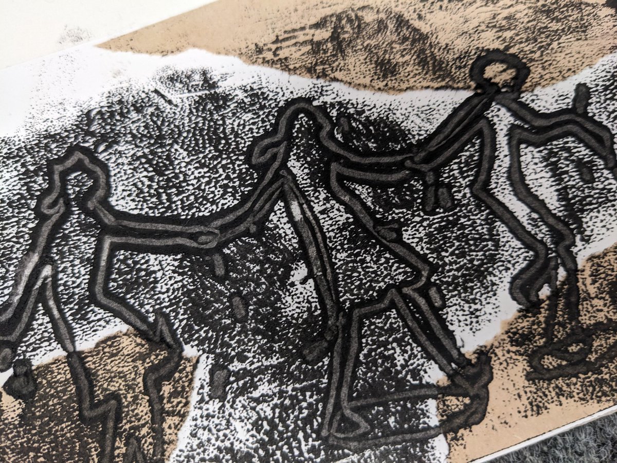 Mixed media and monoprinting in Year Four. <a href="/primarypont/">Ponteland Primary</a> <a href="/Yr4pont/">Year 4</a>