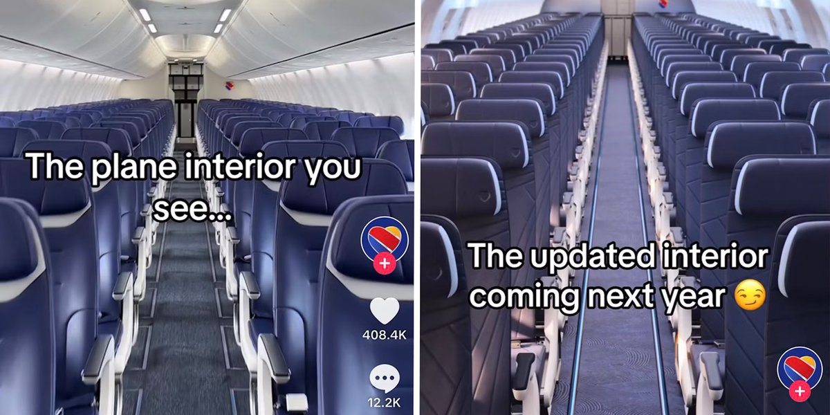 Southwest Airlines new cabin design, is it an upgrade? Or a downgrade? Read more below...

sites.psu.edu/impacheco/2024…

#PSUCOMM372 #TheTweetingLions <a href="/ProfNichols/">Renea Nichols</a>
