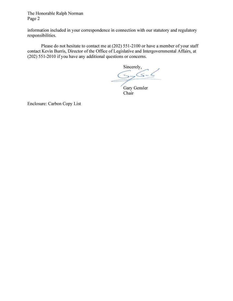 RepRalphNorman's tweet photo. Just received this empty response from the SEC regarding #MMTLP. 6 days late and worthless.
COMPLETELY UNACCEPTABLE!!! https://t.co/NDuhieMytY
