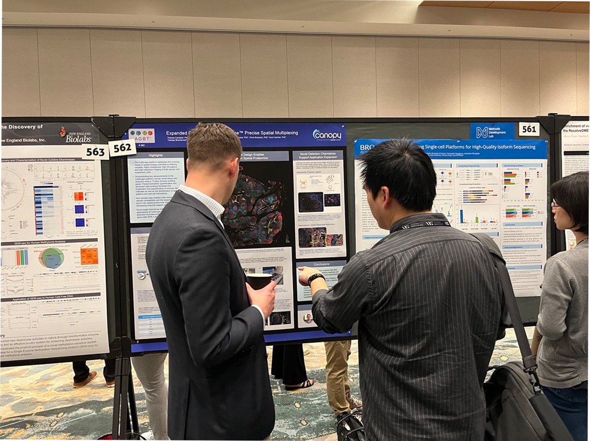 Learn more about our rapidly expanding CellScape capabilities including Cell-to-Cell Interactomics (@NavinciDiagnos) same tissue multiomics (@HCRimaging), plus an exclusive #AGBT early look at our latest feat of engineering at poster #562!