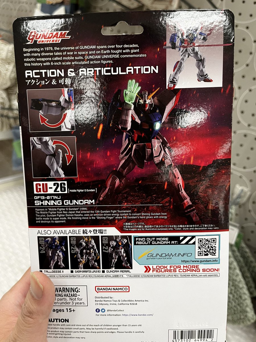 ShaolinHero's tweet photo. SHOOT! They got shining gundam up in here ! At target. Now he can join my epic collection of master and burning 🔥 gundam. THE SCHOOL OF THE UNDEFEATED OF THE EAST !! https://t.co/NMJWemtMrV