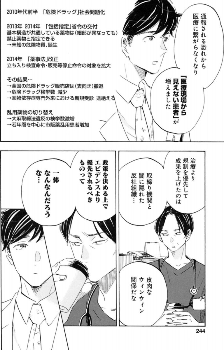 複雑・深刻化する薬物問題対策の現状とは…?
『Shrink〜精神科医ヨワイ〜』
大反響・薬物依存症編💊
2/7発売グランドジャンプ5号に掲載📖
https://t.co/DdKqK4uKkV
アンガーマネジメント編収録11巻も発売中🌱
https://t.co/YkC9d1fpvM
冒頭は⬇️