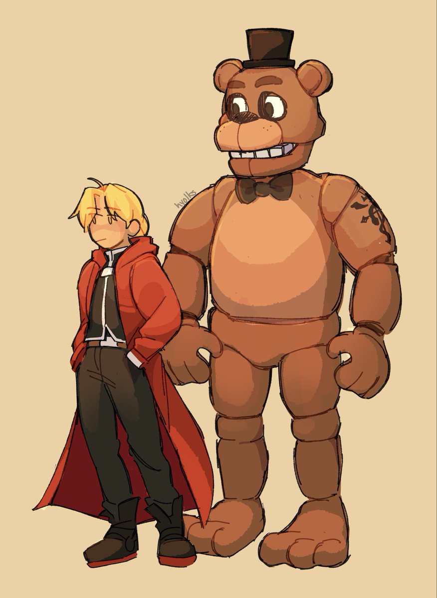[fma || fnaf] ed: yeah hohenheim was. weirdly into animatronics. my options were slim