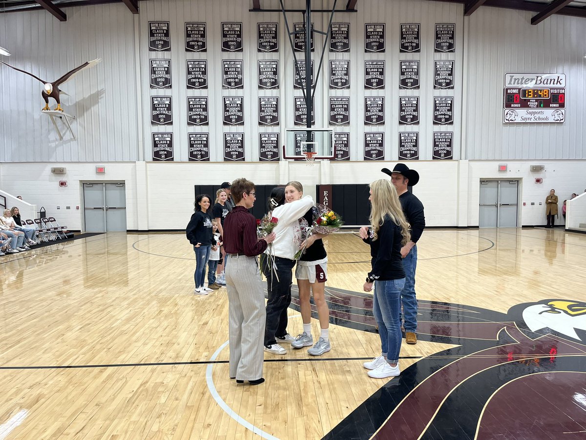 Always bittersweet. Love recognizing our seniors but hate to see them go. Great group of kids. #sayrehsok