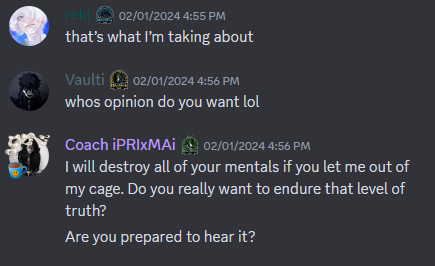 Ocie_Casts's tweet photo. WARNING TO ALL T4/T3 ORGANIZATIONS. There is a Coach named iPRIxMAi who is verbally abusive toward players and often towards staff as well. There have been documented cases of this occurring in both NA and EU organizations. 

She also claims to have T2/T1 exp with no liquipedia https://t.co/kd0VW7SPPR