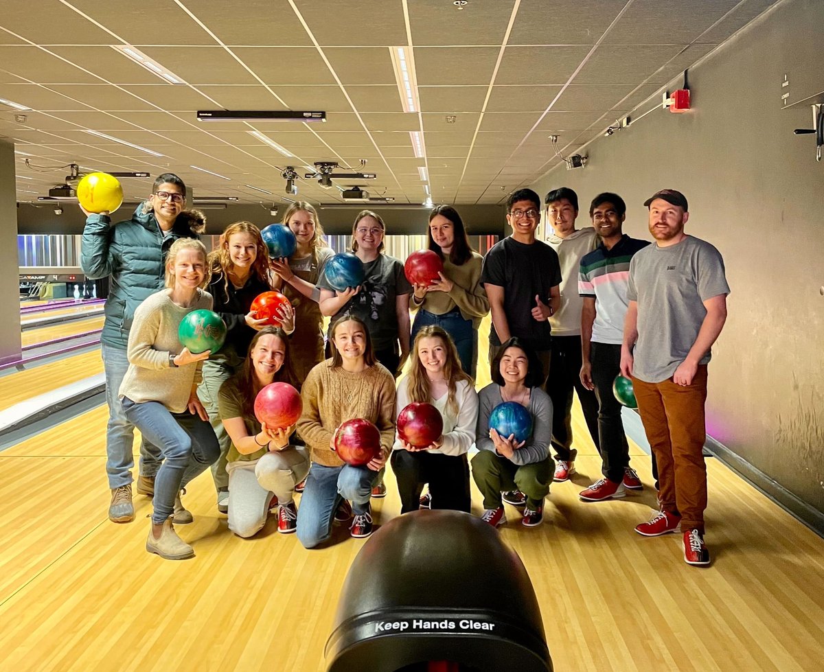 Burdick lab bowlers! 🎳