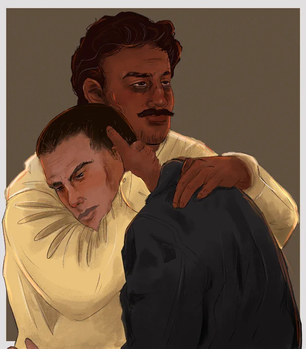 commission for the wonderful  of fallen hero riley and ortega! 
