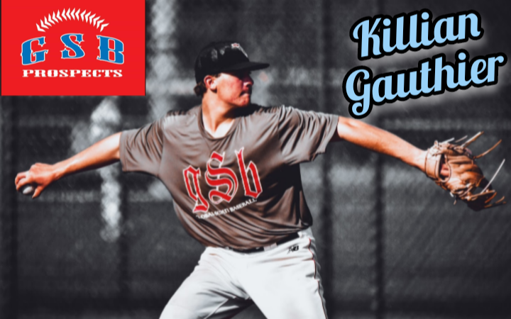 Killian Gauthier / 2025 grad
Treasure Coast HS

Primary Position: 3B

Secondary positions:
MIF- RHP- 1B- OF-

*Looking to have a big junior year! Talented ballplayer, versatile defender.
Mid 80s on the mound, still more velo in the tank.

#GSB-FAM
#thisthingofours