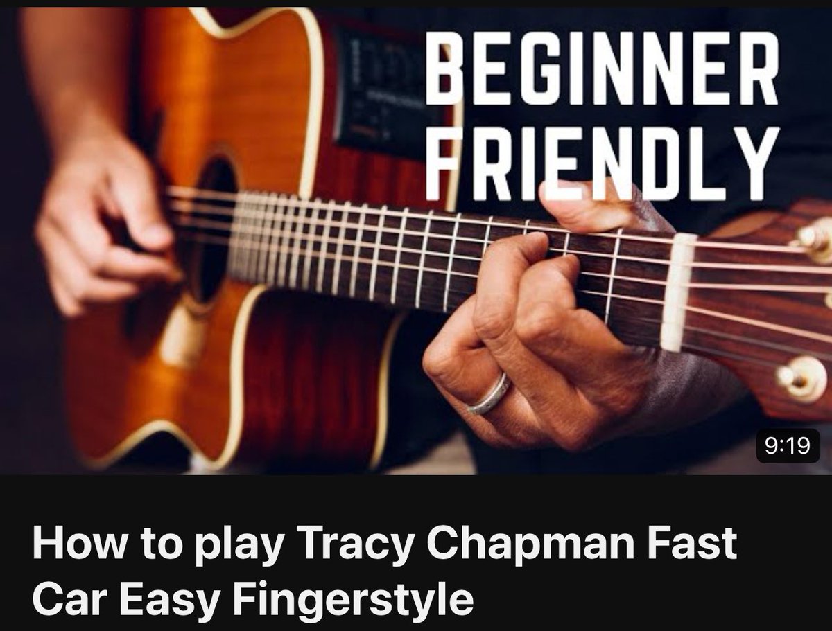 Video dropped today! Check it out over at How to play Tracy Chapman Fast Car Easy Fingerstyle youtu.be/GxUSVxpajEk #yyc #youtube #guitar #guitarlesson #guitarhacks #guitarnerd #guitaristsofinstagram #guitarteacher #guitarists #berklee #berkleealumni #musician #learnguitar