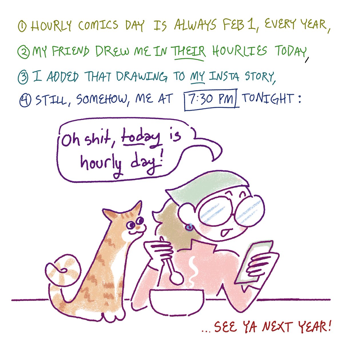 2024 hourly comic (singular)