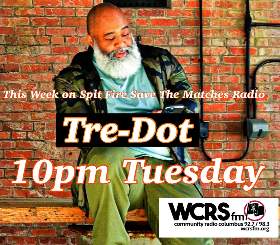 We’re back with  #tredot on #spitfiresavethematchesradio on <a href="/WCRS/">WCRS LP fm Columbus</a>  at 10pm