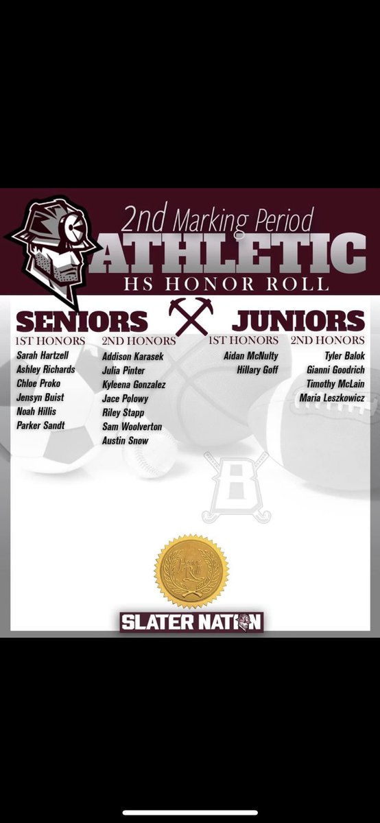 slaterwrestling's tweet photo. Congratulations to all of our wrestlers! Working as hard in the classroom as they do the mat. https://t.co/2HHgpgycOa