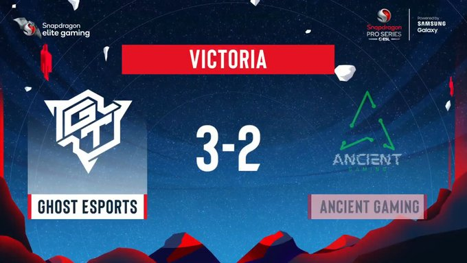 ActiveSport_Net's tweet image. #GhostEsports gana 3 - 2 contra #AncientGaming

Ghost Esport logra remontar y ganar esté super intenso enfrentamiento contra un equipo fuerte como lo es Ancient Gaming

#ActiveSportNetwork #snapdragonproseries #Callofdutymobile #CODm #CoDMobile