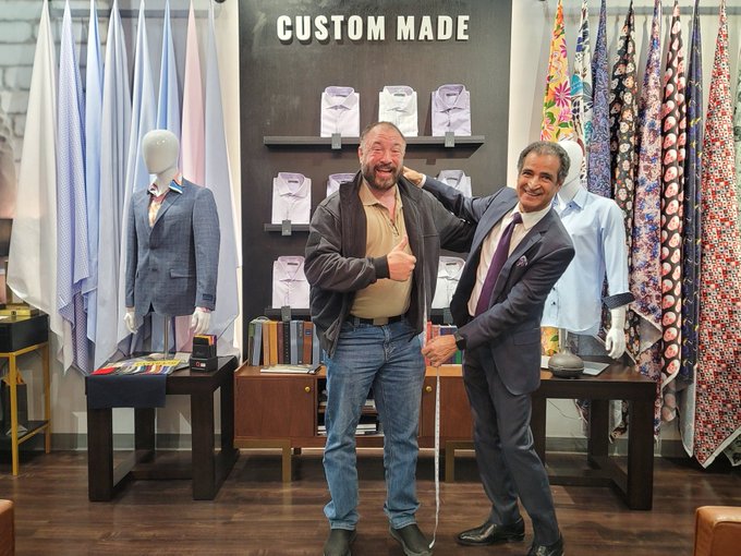 Clothes Maketh the Man look like a Million Bucks! TY to @EastinSuits I looked amazing next to @MimiIvey<a href="/tag/mondaymotivation"class="tags"><span>#mondaymotivation</span></a>