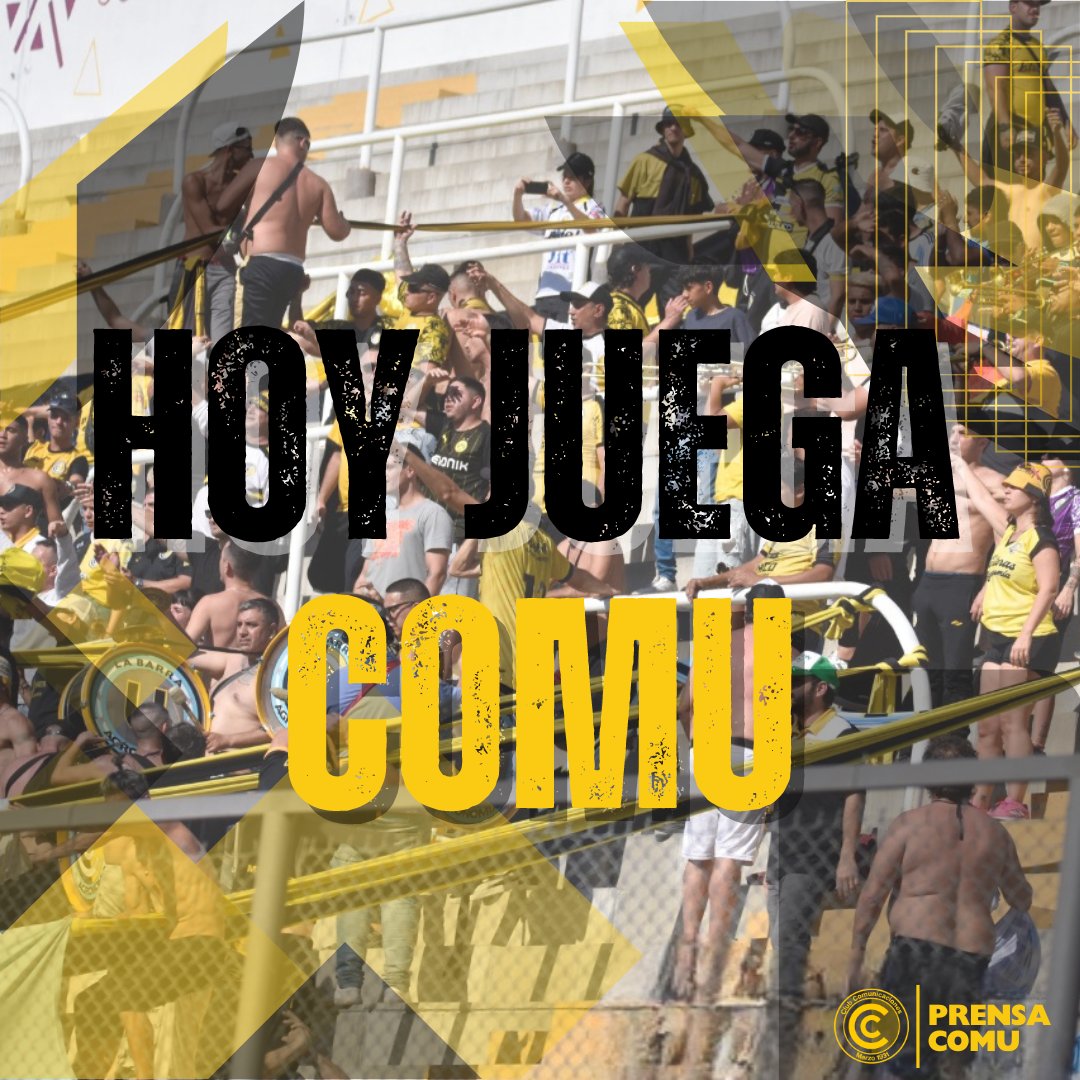 clubcomu's tweet photo. #CopaArgentinaAXIONenergy 🏆🇦🇷
#HoyJuegaComu 💛🖤

⚽ El Cartero hace su debut en la 12va edición de la @Copa_Argentina por los 32vos de final.

🏟️ Estadio Alfredo Beranger (Temperley)

🕒 17:00 hs

📺 @TyCSports

🌓 ¡¡Vamos Comu!!

#SeguirCreciendo 💪🏻
#TenemosClub https://t.co/MGb7eugHL2