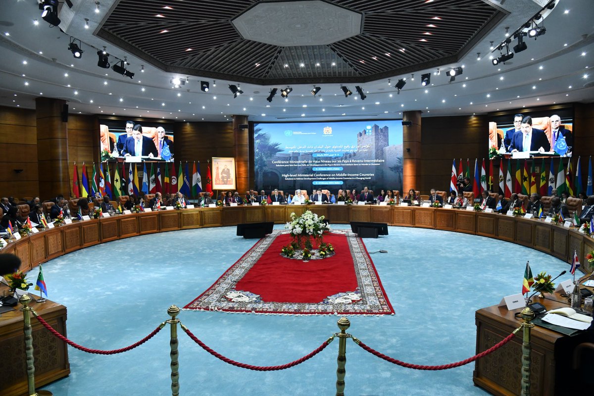 PNUDMaroc's tweet image. 🔍 The #RabatCalltoAction represents a roadmap for the development of #MICs, adopted today at #MICConference2024. Highlighting innovative financing, enhanced cooperation, and sustainable strategies, this declaration sets a new course towards achieving the SDGs for #MICs. 🤝