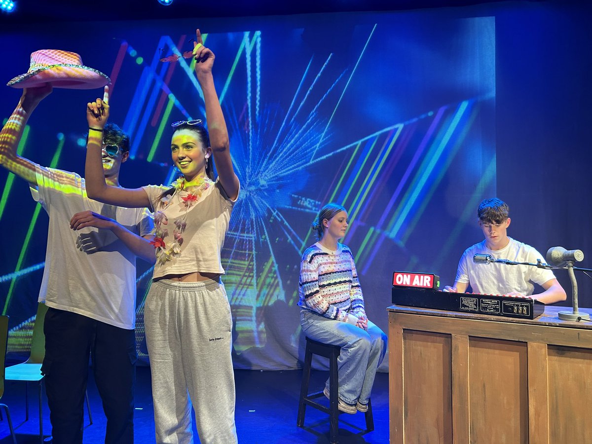Eight excellent GCSE devised dress rehearsal performances this evening. What fantastic variety of style &amp; subject matter. Well done for all your hard work. Thank you <a href="/SLBdesigner/">Sara Burns SLB Design</a> for turnaround of 8 technical rehearsals in a day. Looking forward to see them again Thursday at 6pm.