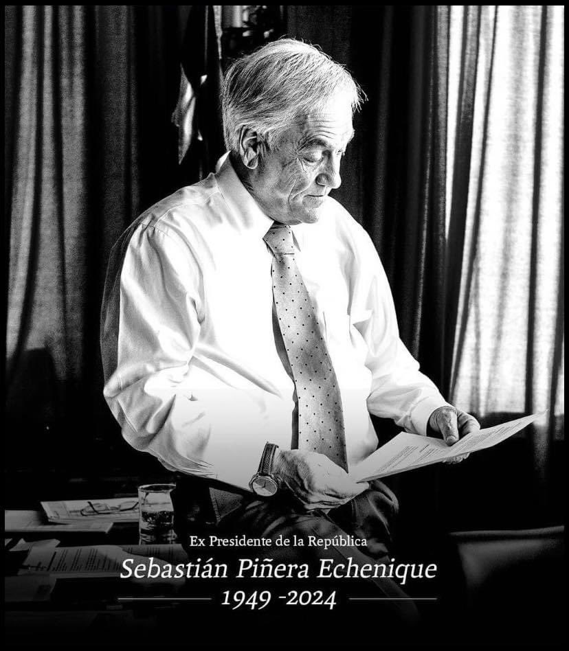 La Segunda Compañía de Bomberos de Melipilla, envía las más sinceras condolencias a la ExPremiera Dama, Sra Cecilia Morel Montes, a su familia y amigos cercanos. 
Ante el repentino fallecimiento del ExPresidente de la República Sr Sebastian Piñera Echenique (Q.E.P.D).