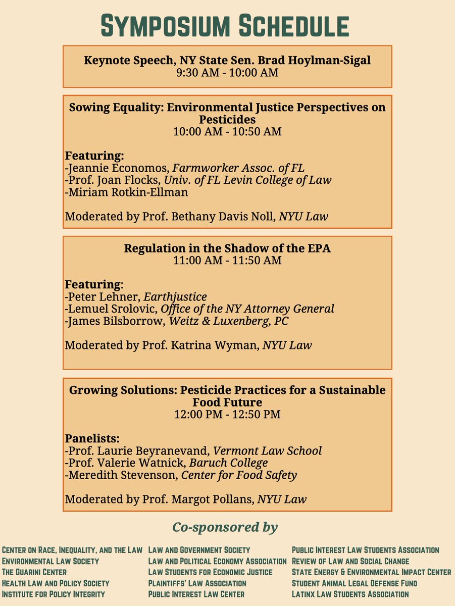 nyuelj's tweet photo. We're proud to announce the schedule for our annual symposium, Our Toxic Food System: Perspectives on Pesticides and Pathways to Change, taking place on February 28! RSVP at the QR code below. https://t.co/QQcCXb1DIO https://t.co/NlUdnt2qWB